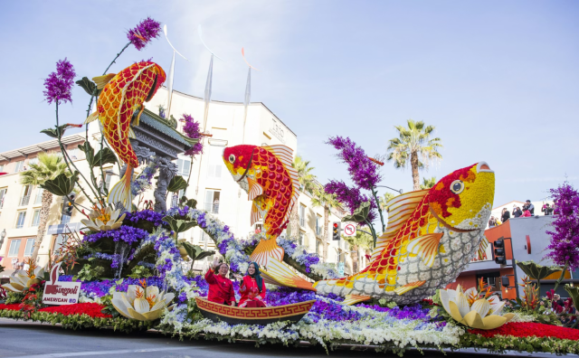 The 2026 Rose Festival in Pasadena, California